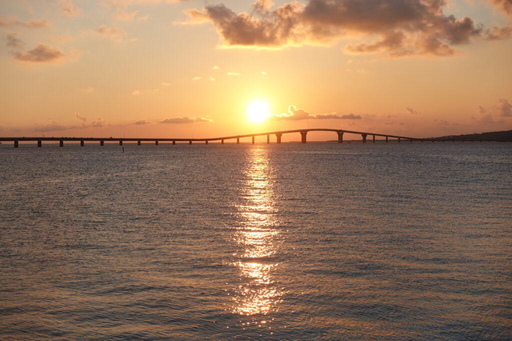 トゥリバービーチ　サンセット　夕日